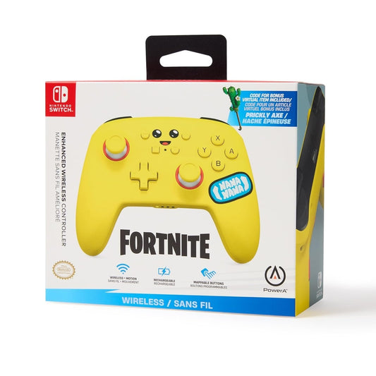 Fortnite Peely - PowerA Enhanced Wireless Controller for Nintendo Switch w/ Prickley Axe